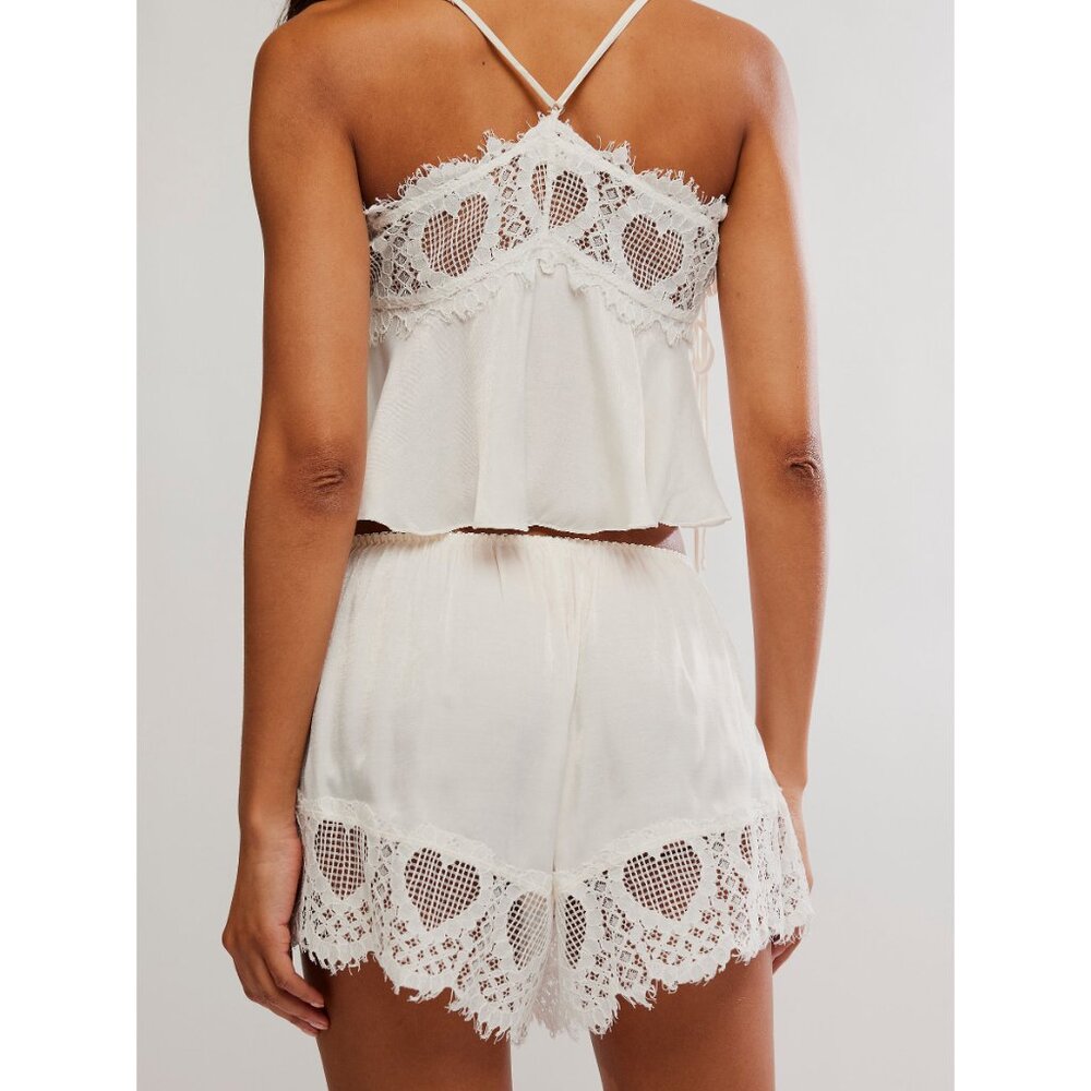 FREE PEOPLE Sweet Love Boxers / White Alyssum - Picture 4 of 6